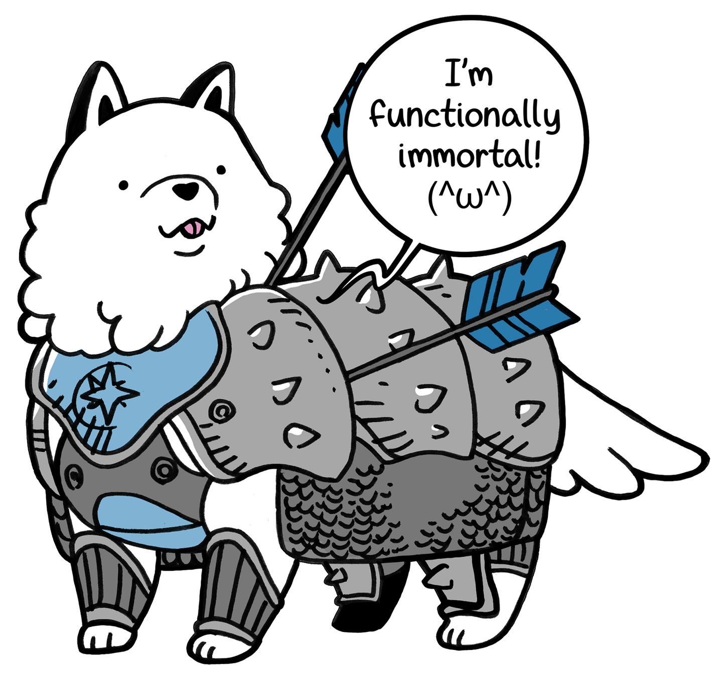 Hound Knight sticker