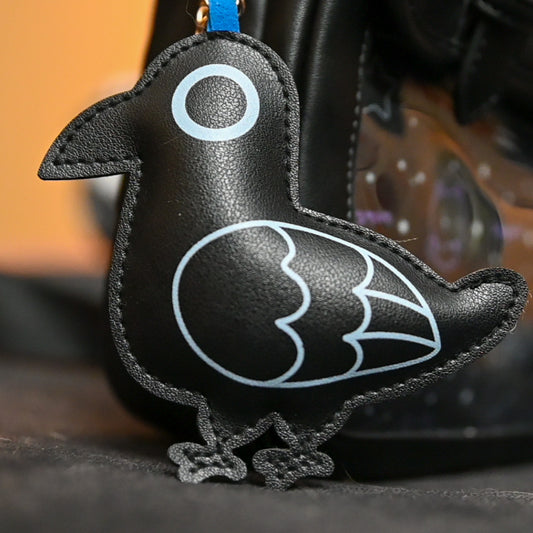 Crow keychain