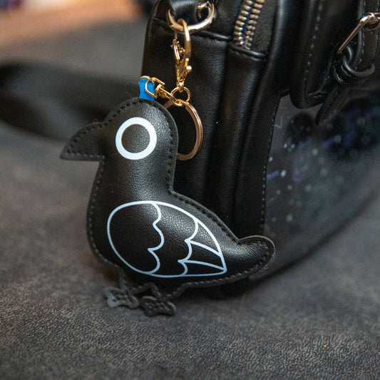 Crow keychain