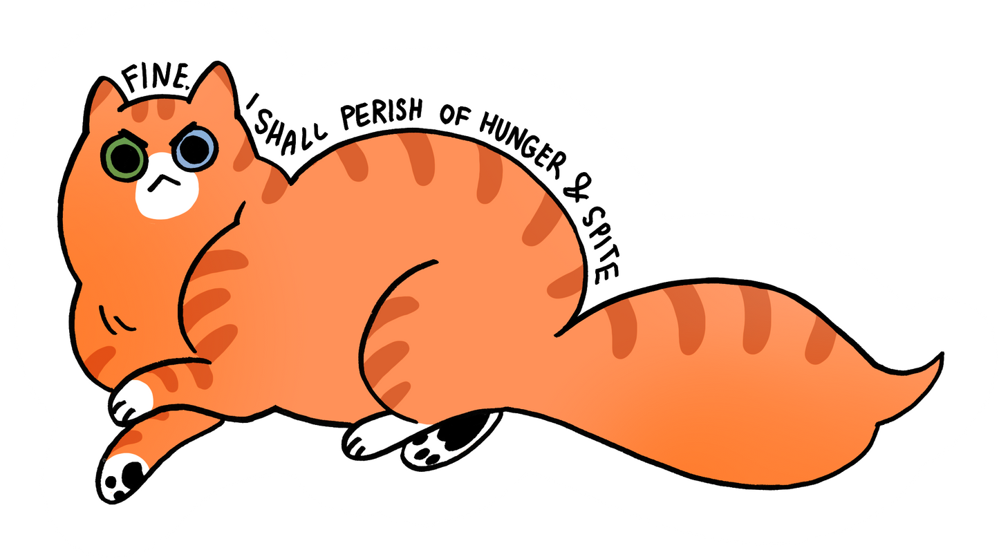 Cat tropes stickers