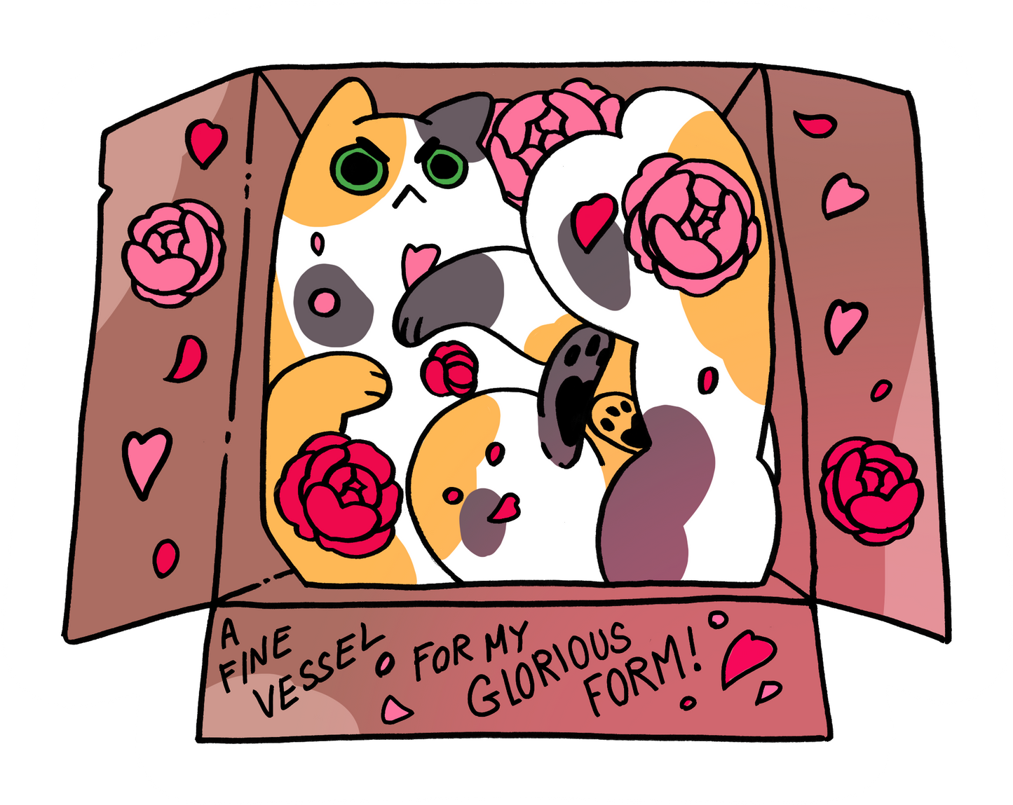 Cat tropes stickers