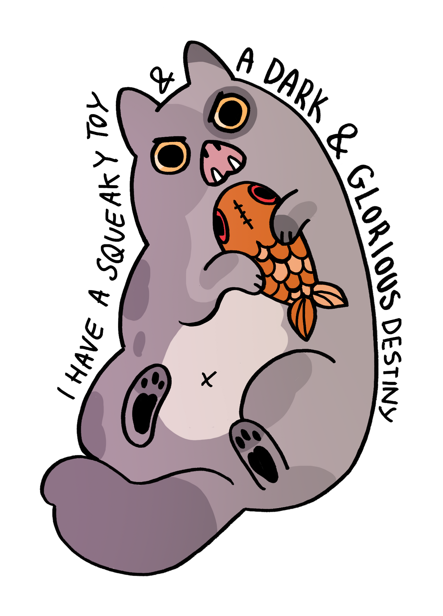 Cat tropes stickers