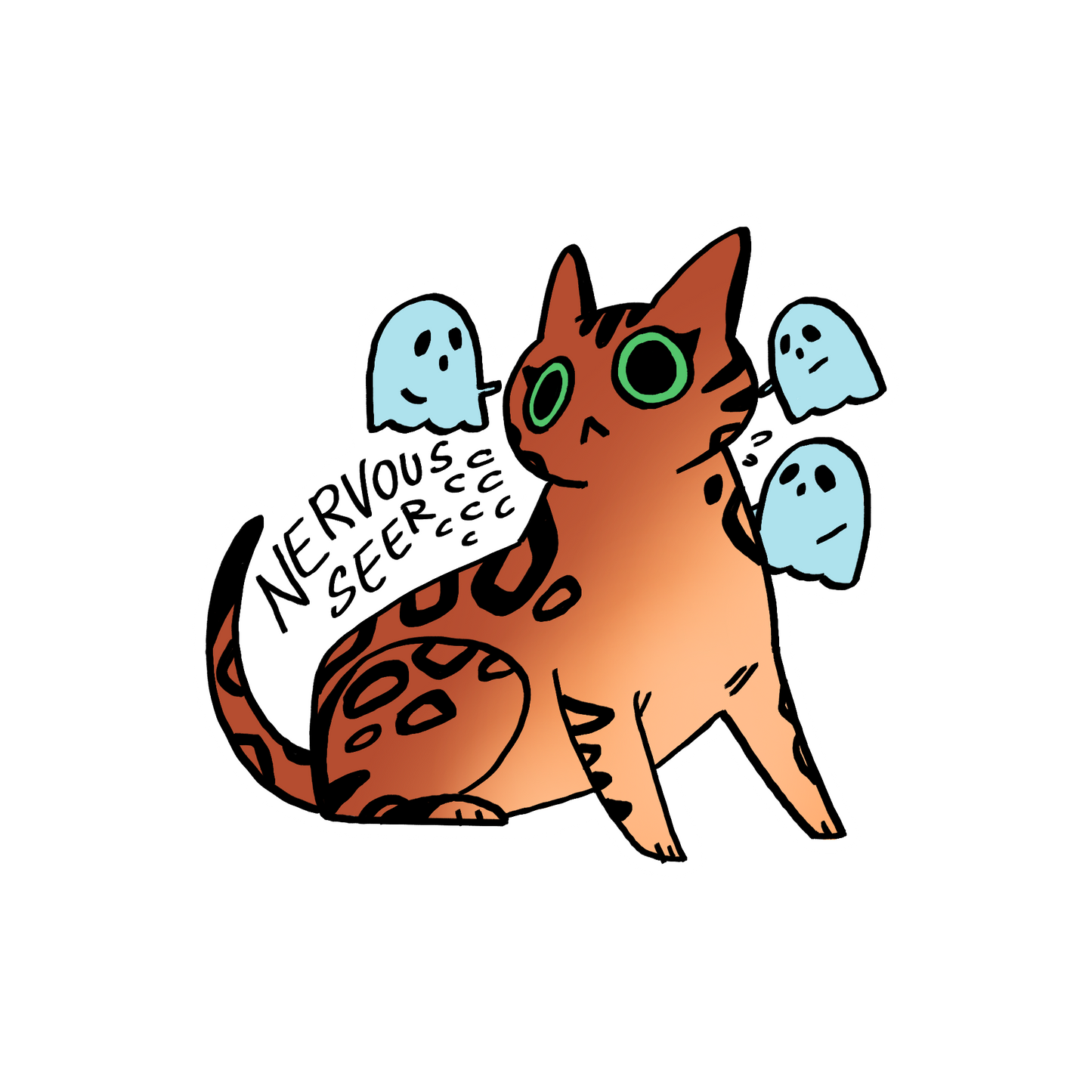 Cat tropes stickers
