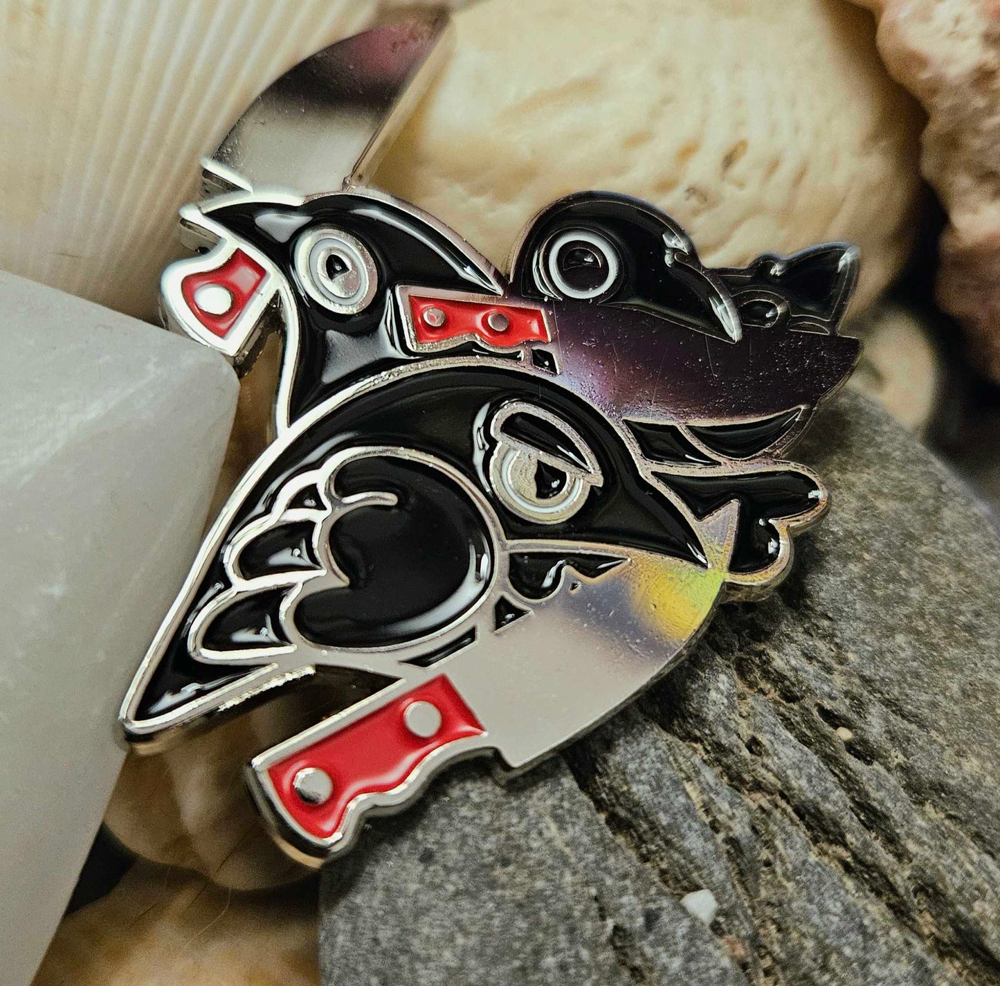 Stabbity Silver pin