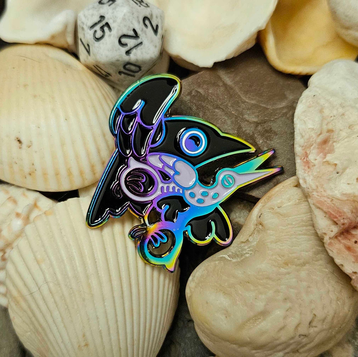 Flying With Scissors pin