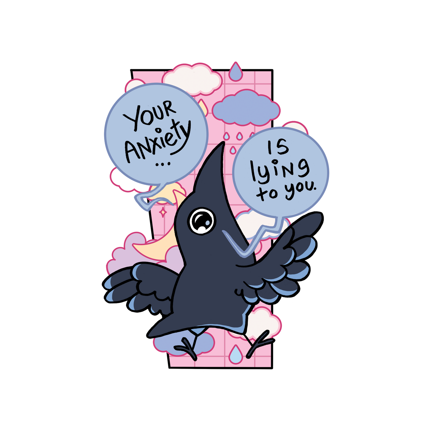 Anxiety sticker