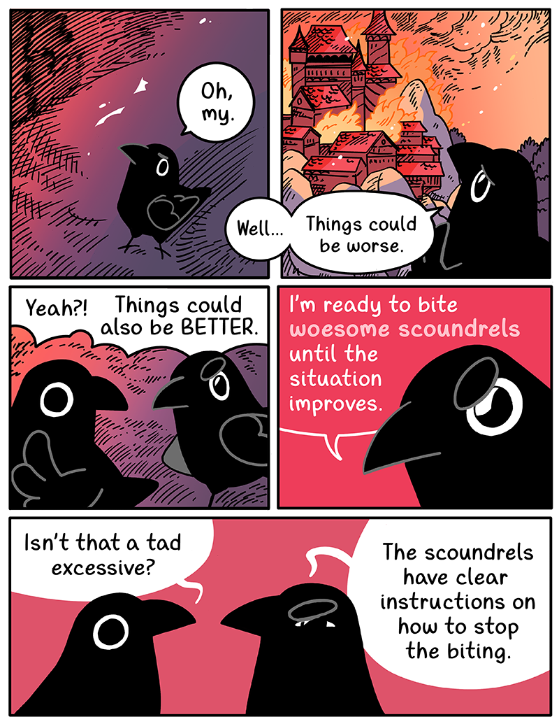Crow Time 8.5x11 medium prints – Fairylogue Press