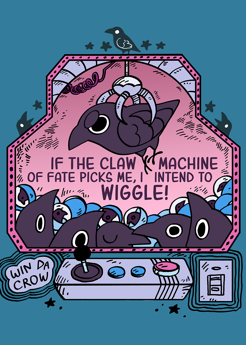 Crow Time 5x7 mini prints