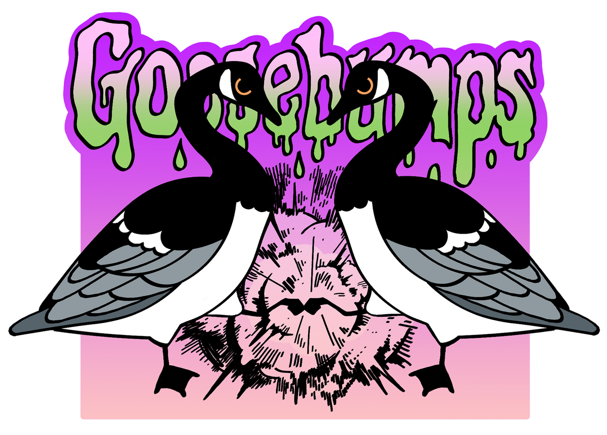 Goosebumps sticker Fairylogue Press