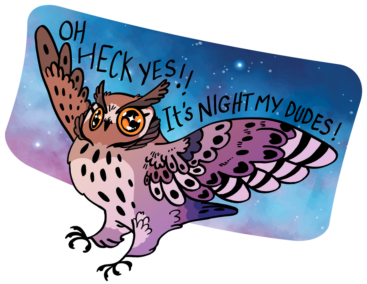 Heck Yes! sticker