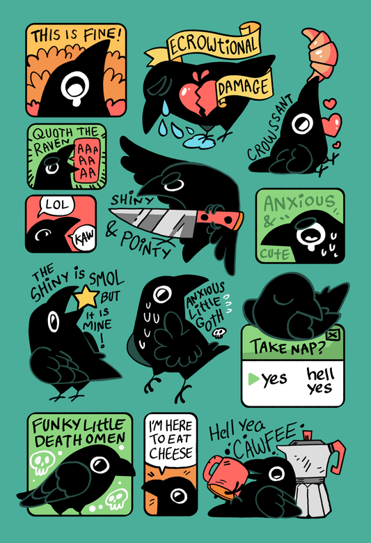 Green sticker sheet