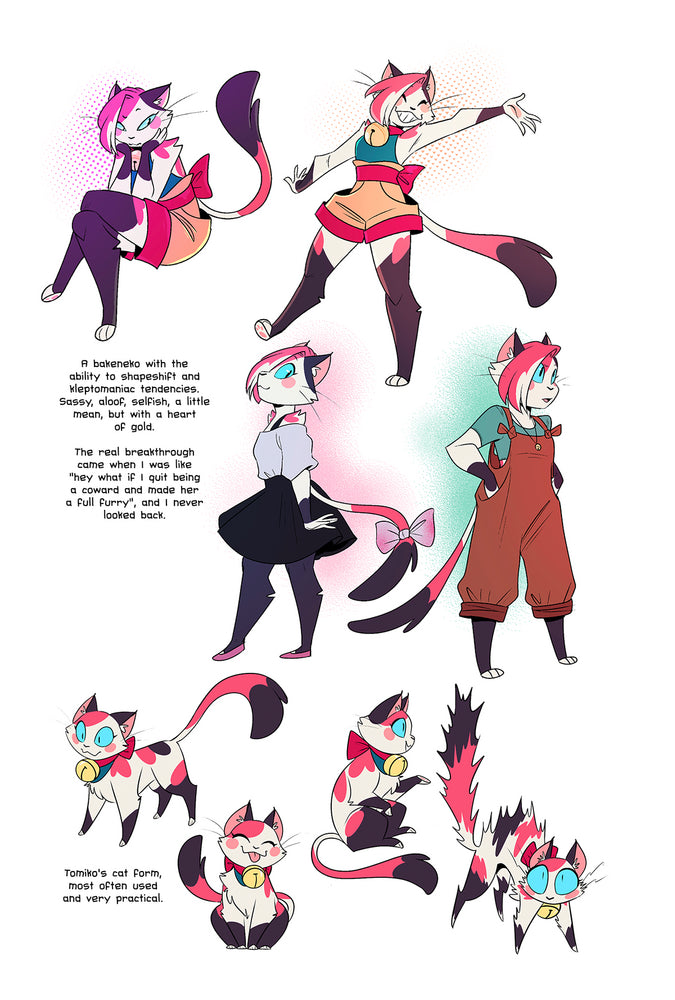 Tomiko! A Catgirl Zine