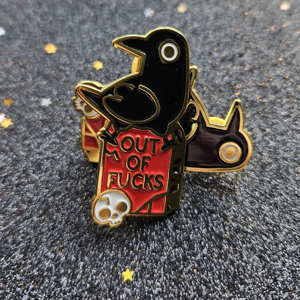 Bury Me enamel pin