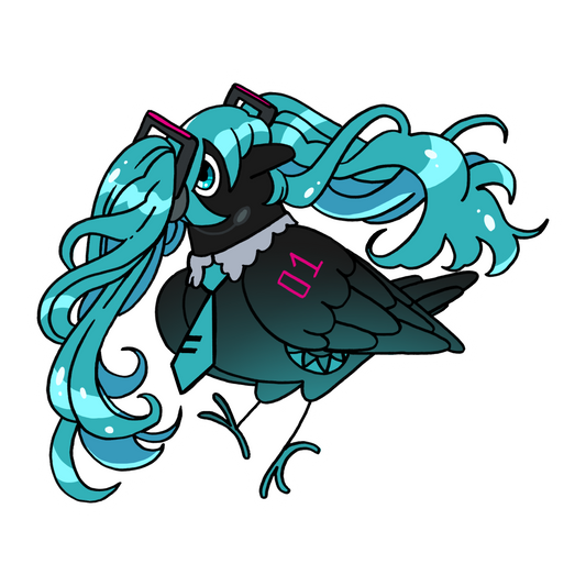 Crowsune Miku sticker