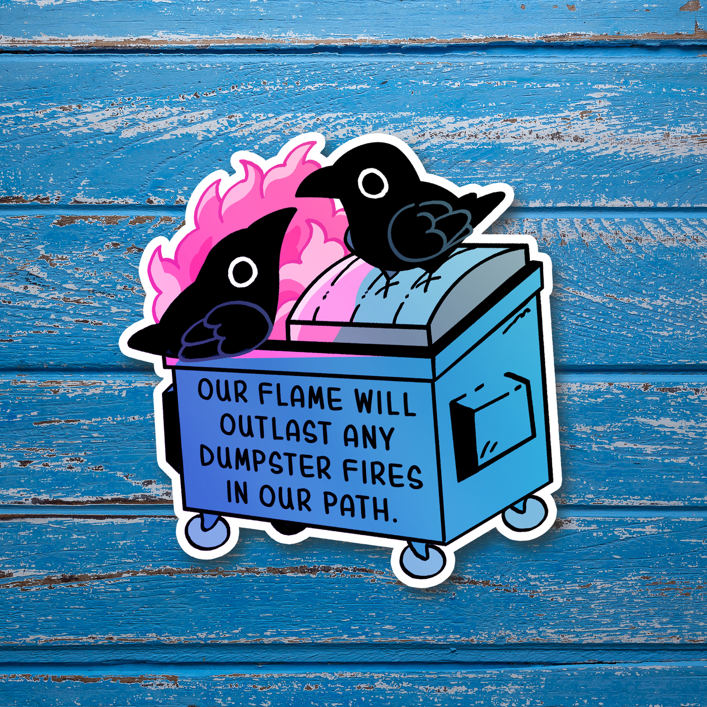 Dumpster sticker