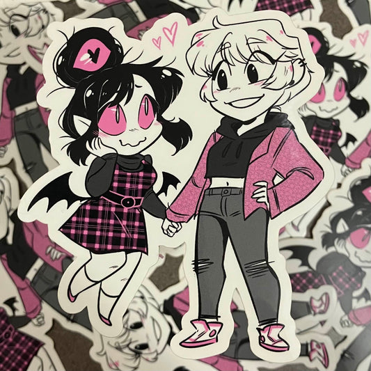 Ina and CJ Sticker