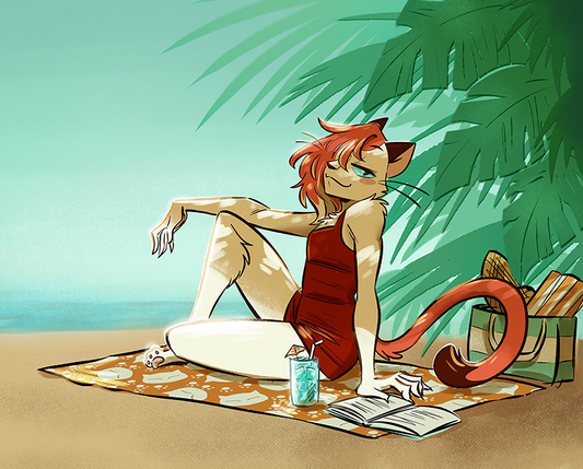 On Vacation 8x10 print