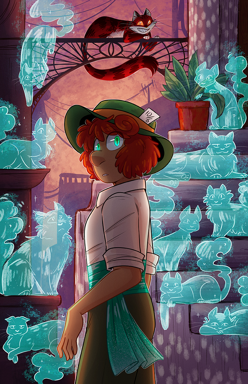 Hatter’s Cats 11x17 print