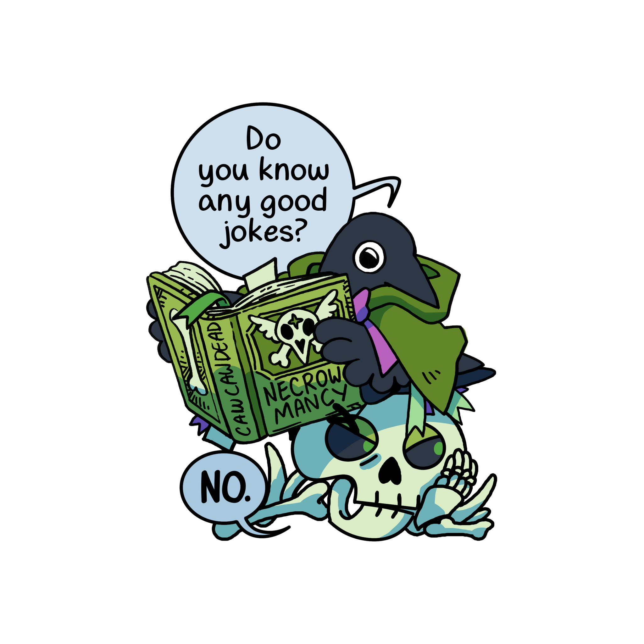 Necrowmancer sticker