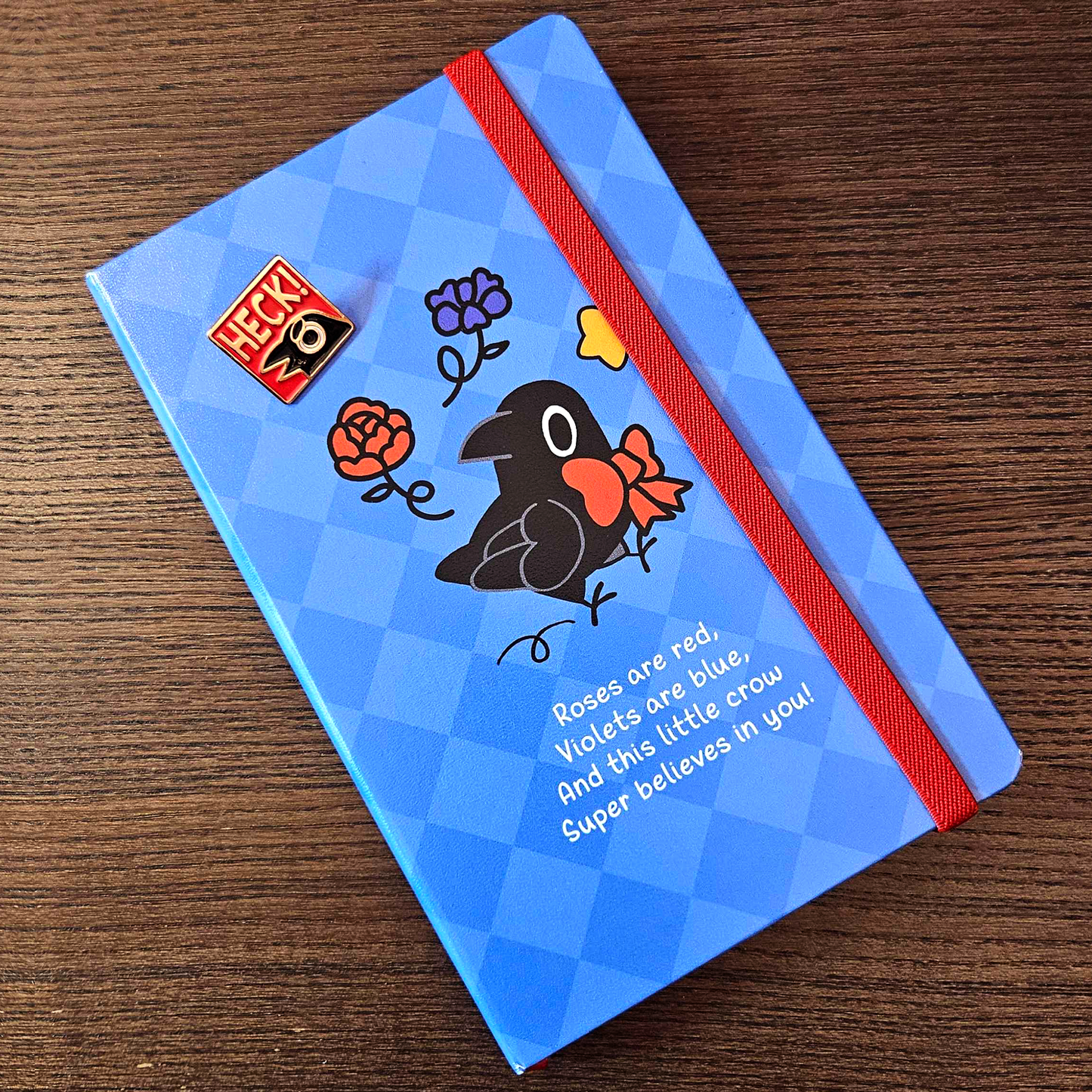 Rose are red blank sketchbook