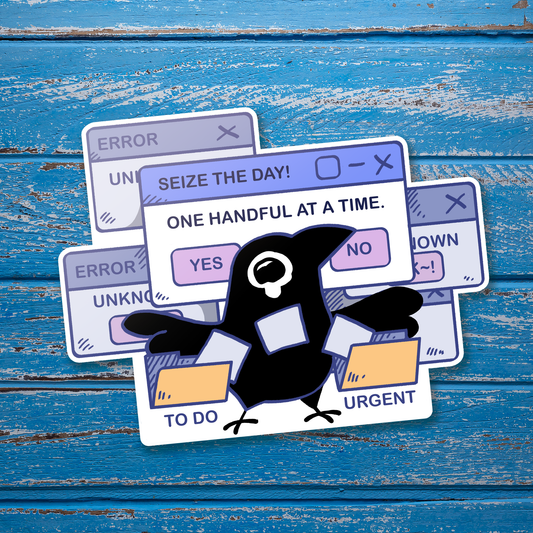 Seize something sticker