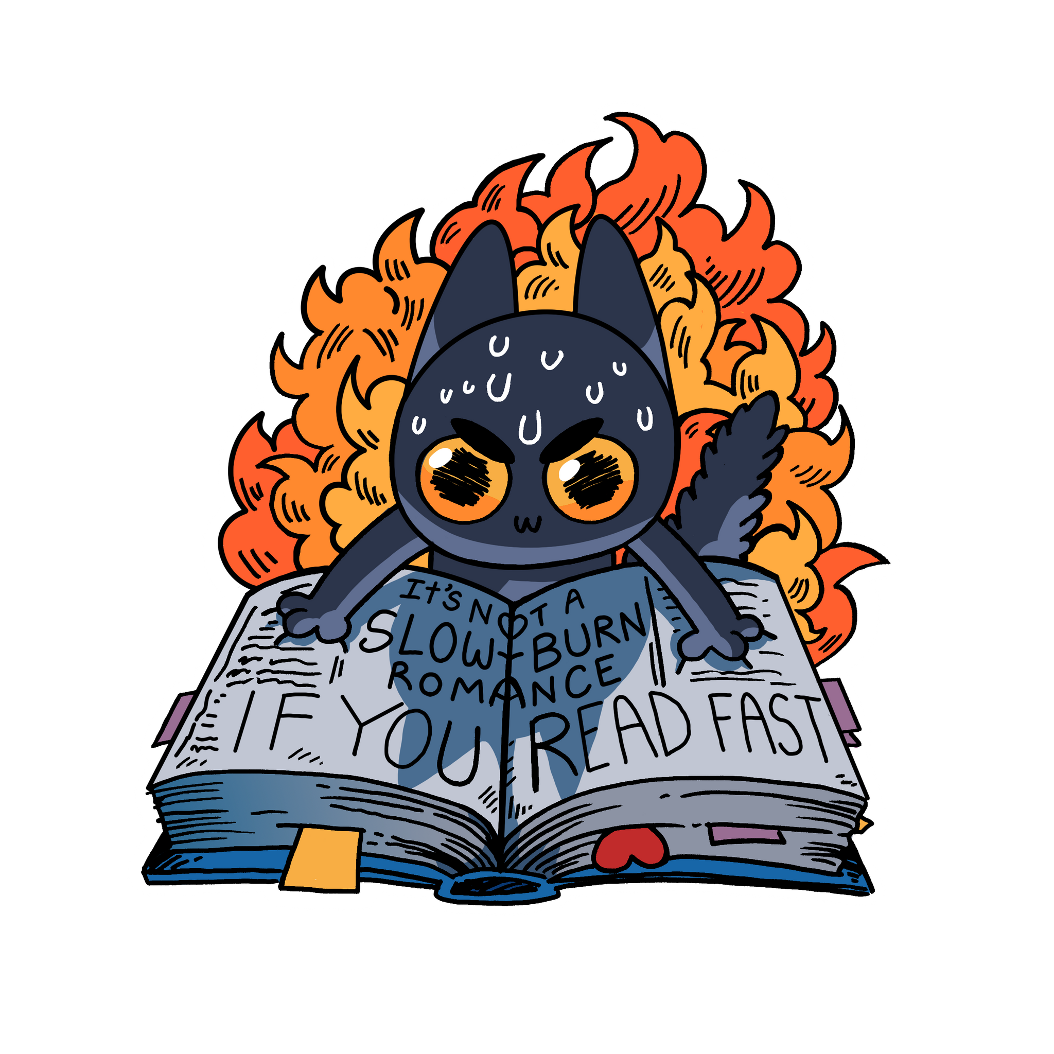 Slow Burn sticker