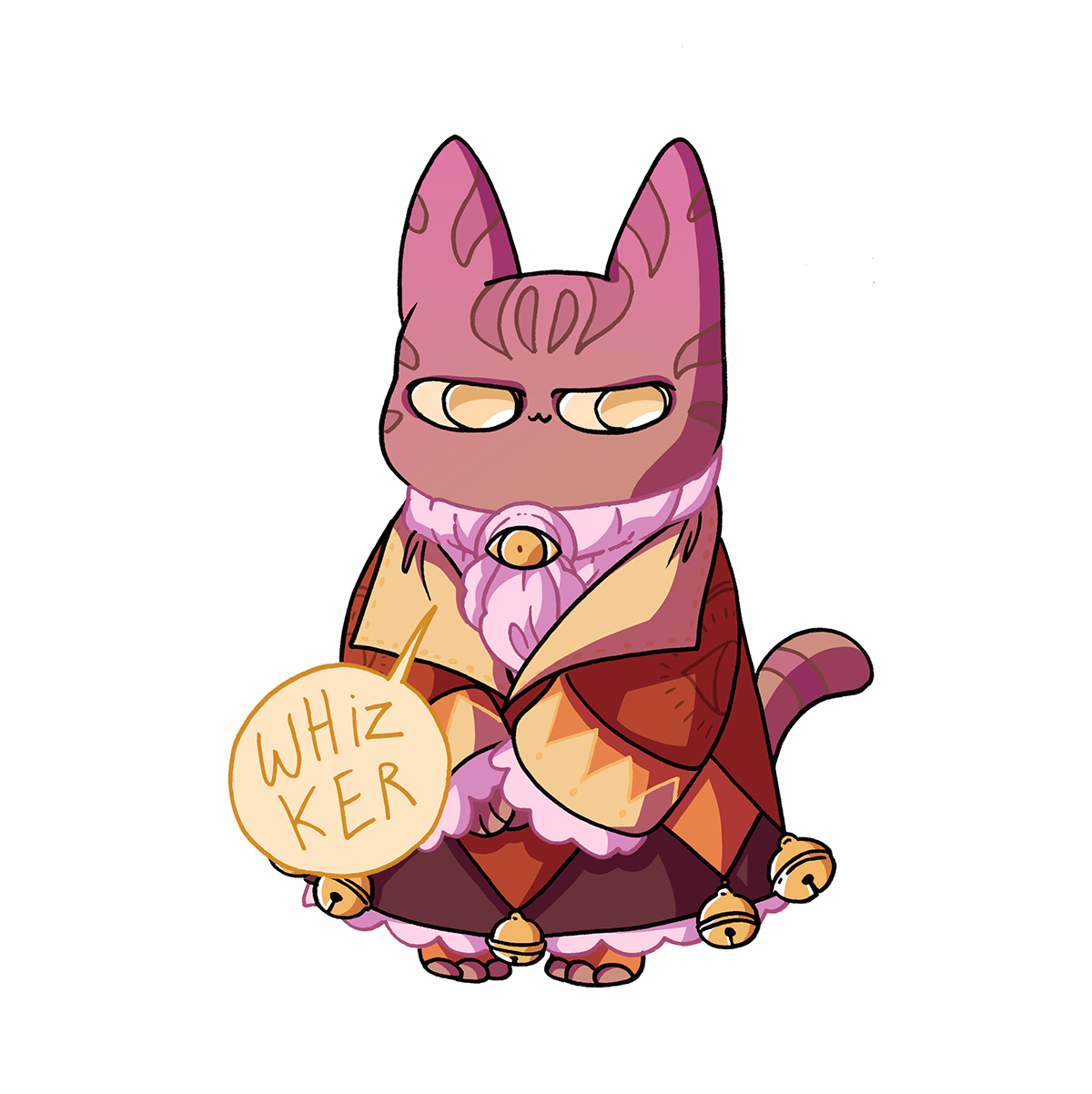 D&D cat stickers