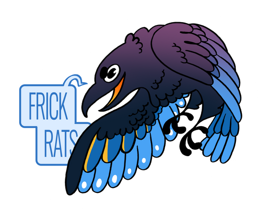 Rude magpie stickers
