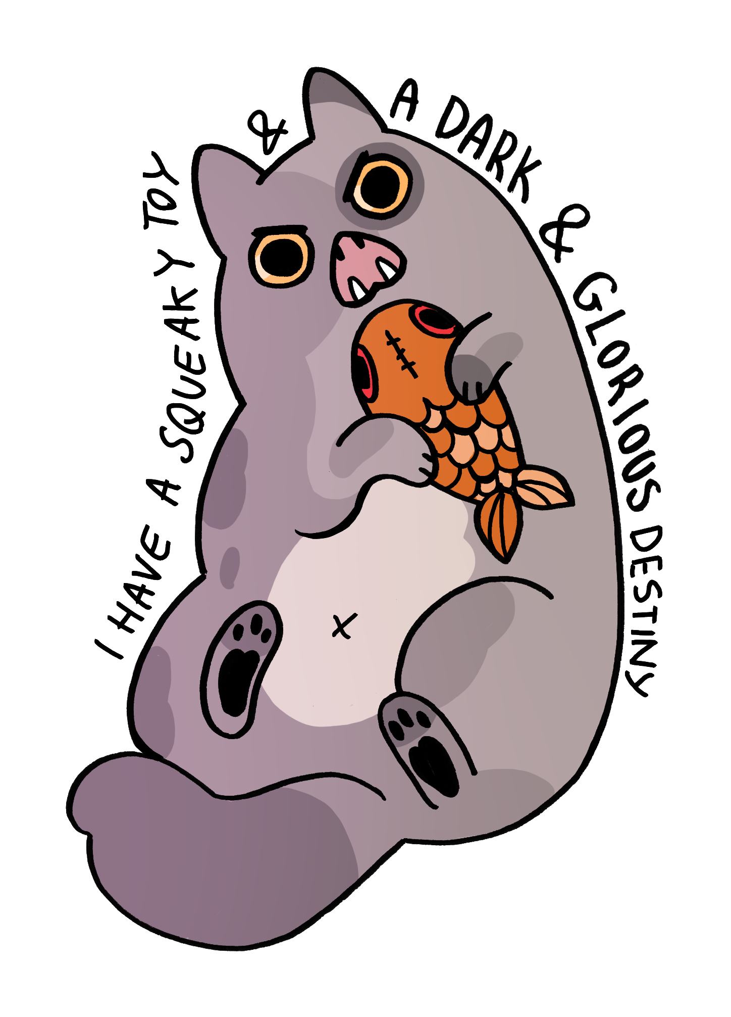 Cat tropes stickers