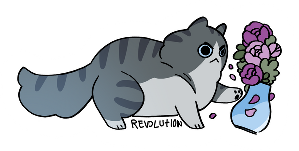 Cat tropes stickers